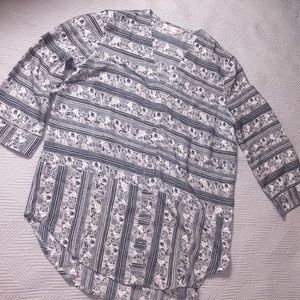 3 for $25 Elephant Print Button Down